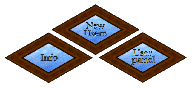 Click on one of the elements to move to that part of the site. If you're new to Carvan Shire, click New Users.